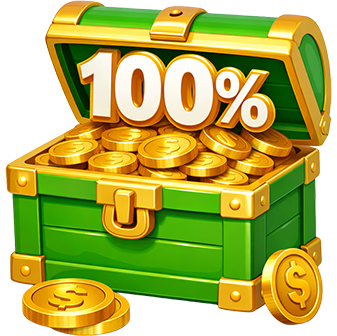 +100% Bônus do primeiro depósito